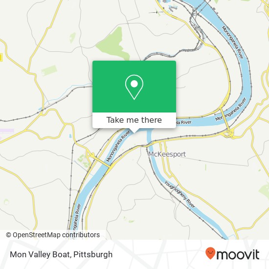 Mon Valley Boat map