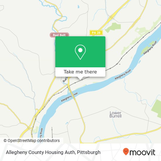 Allegheny County Housing Auth map