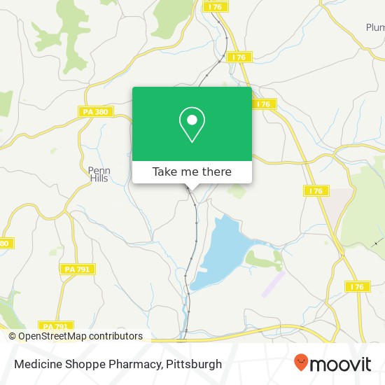 Mapa de Medicine Shoppe Pharmacy