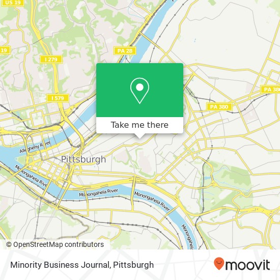 Minority Business Journal map