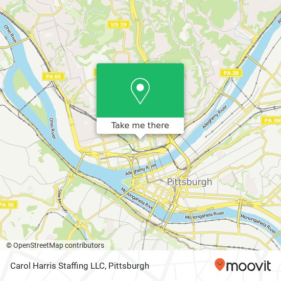 Mapa de Carol Harris Staffing LLC