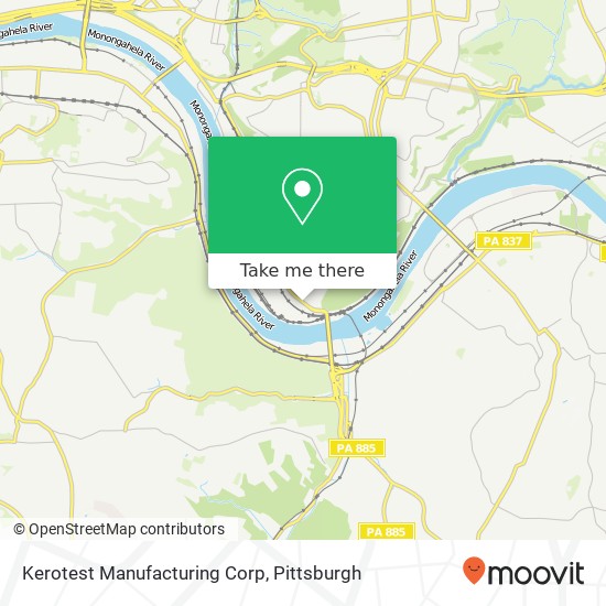 Mapa de Kerotest Manufacturing Corp