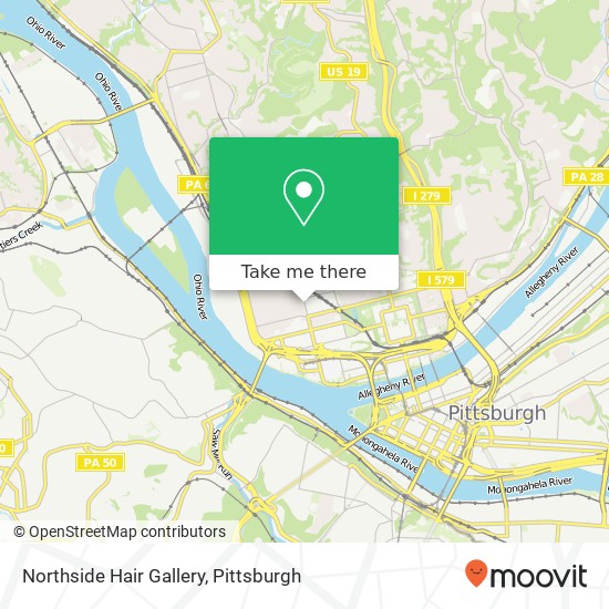 Northside Hair Gallery map