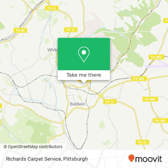 Richards Carpet Service map