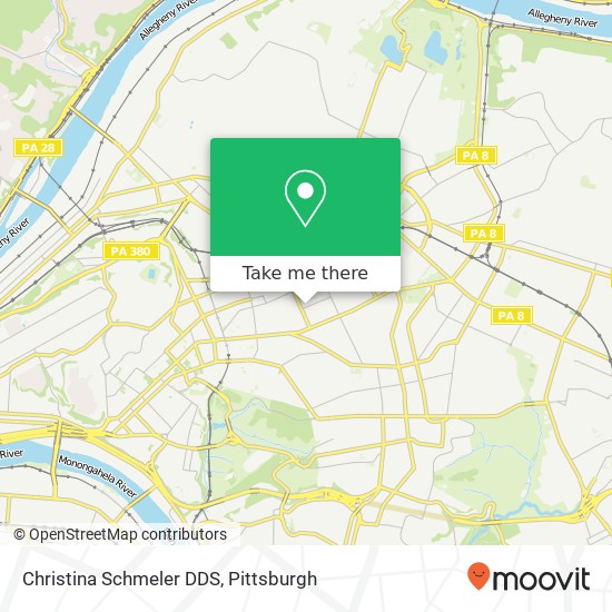 Mapa de Christina Schmeler DDS