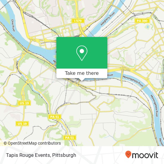 Tapis Rouge Events map