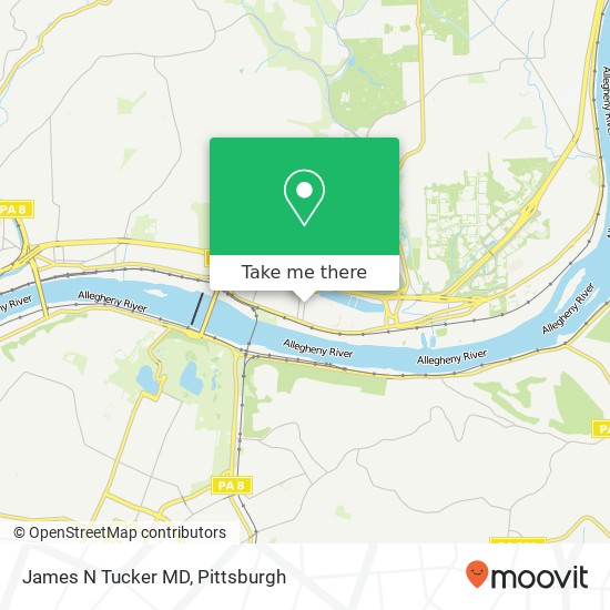 Mapa de James N Tucker MD