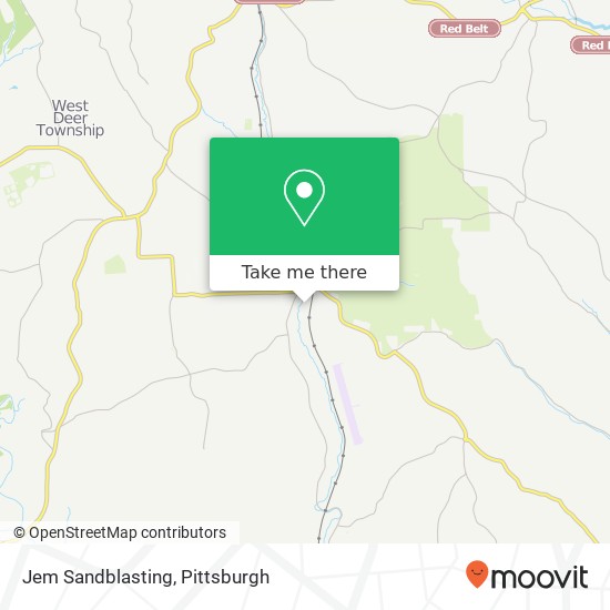 Mapa de Jem Sandblasting