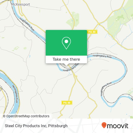 Mapa de Steel City Products Inc