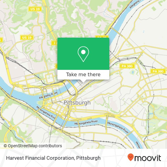 Mapa de Harvest Financial Corporation