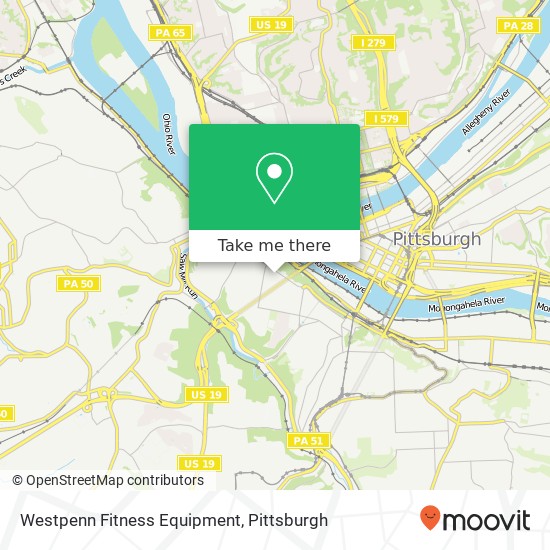 Westpenn Fitness Equipment map