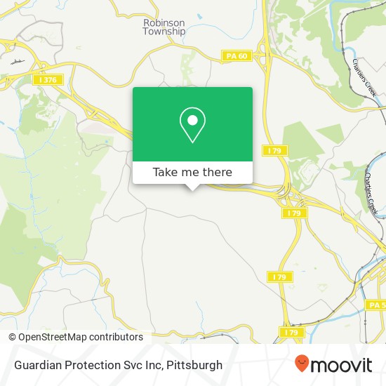 Mapa de Guardian Protection Svc Inc