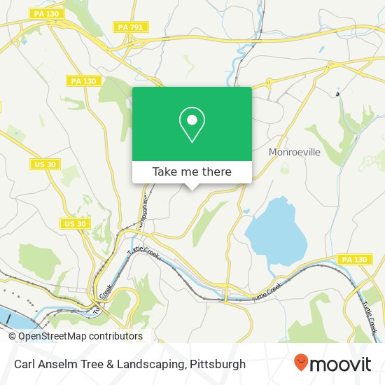 Carl Anselm Tree & Landscaping map