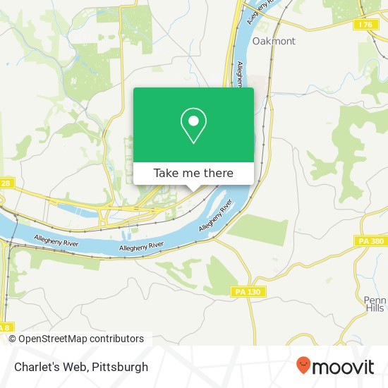 Charlet's Web map