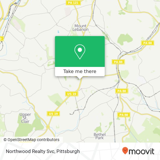 Northwood Realty Svc map