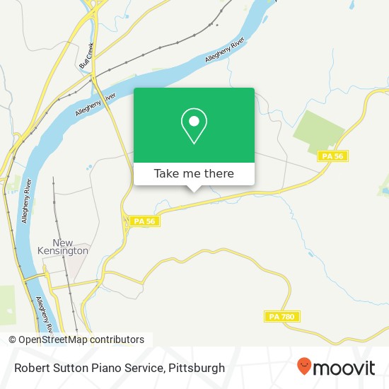 Robert Sutton Piano Service map