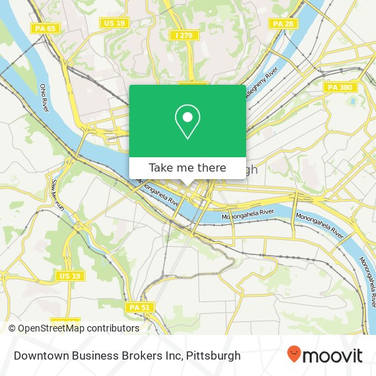 Downtown Business Brokers Inc map