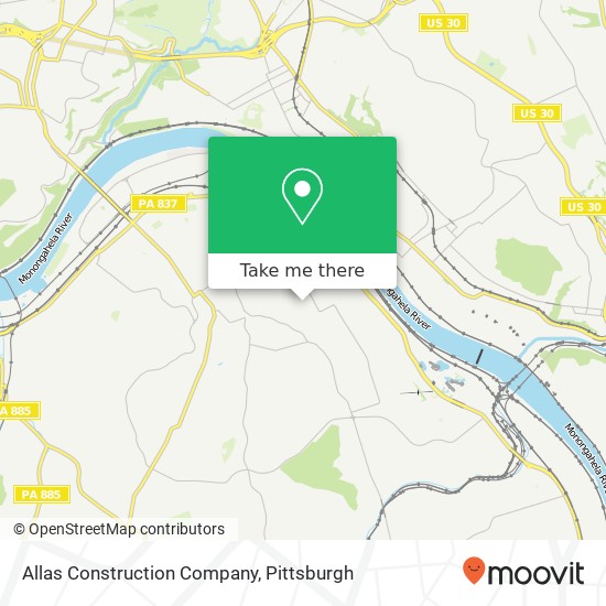 Mapa de Allas Construction Company