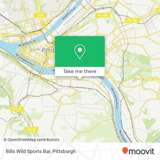 Mapa de Bills Wild Sports Bar