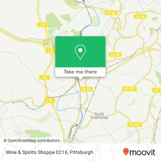 Wine & Spirits Shoppe 0216 map