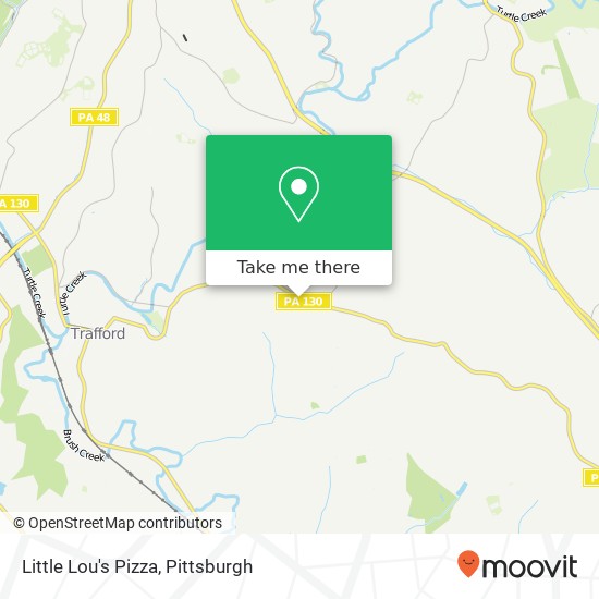 Little Lou's Pizza map