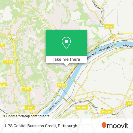 UPS Capital Business Credit map