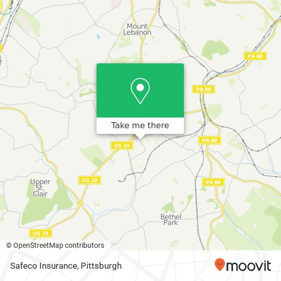 Safeco Insurance map