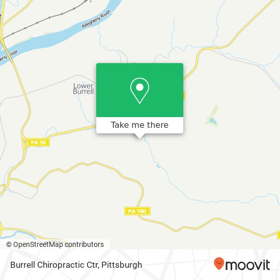 Burrell Chiropractic Ctr map