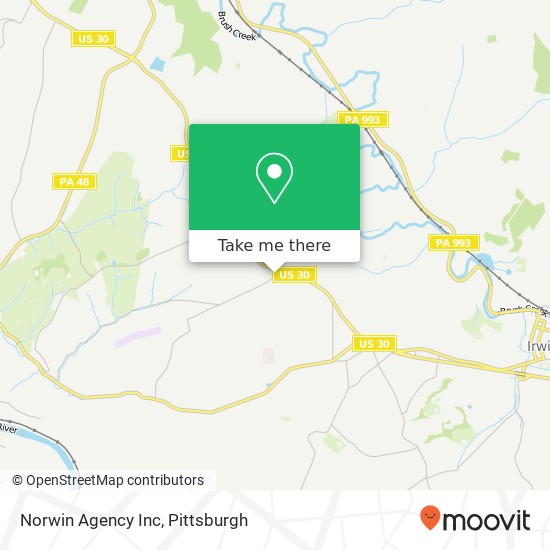 Mapa de Norwin Agency Inc