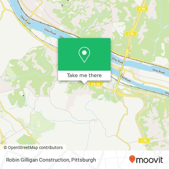 Mapa de Robin Gilligan Construction