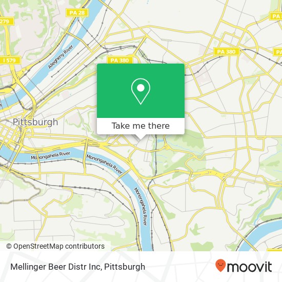 Mapa de Mellinger Beer Distr Inc