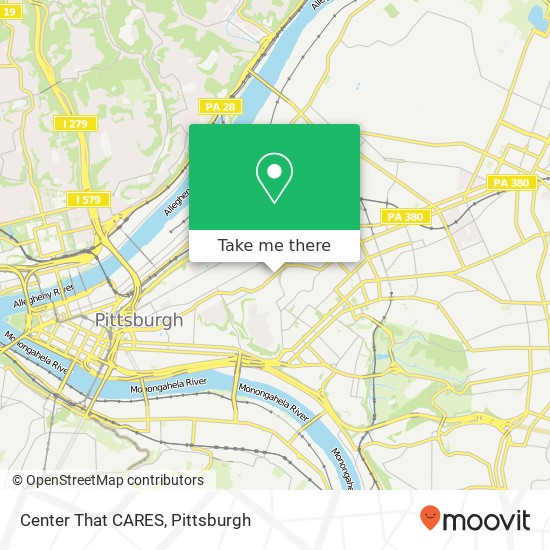 Center That CARES map