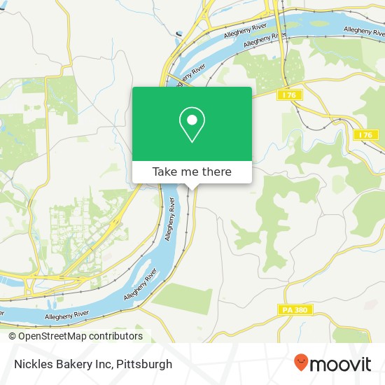 Nickles Bakery Inc map