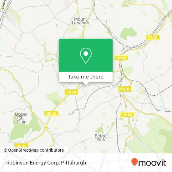 Robinson Energy Corp map