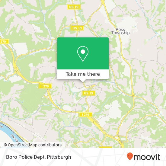 Boro Police Dept map