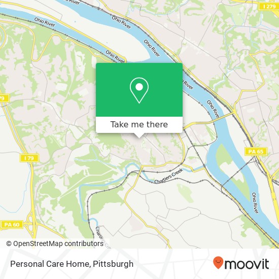 Personal Care Home map