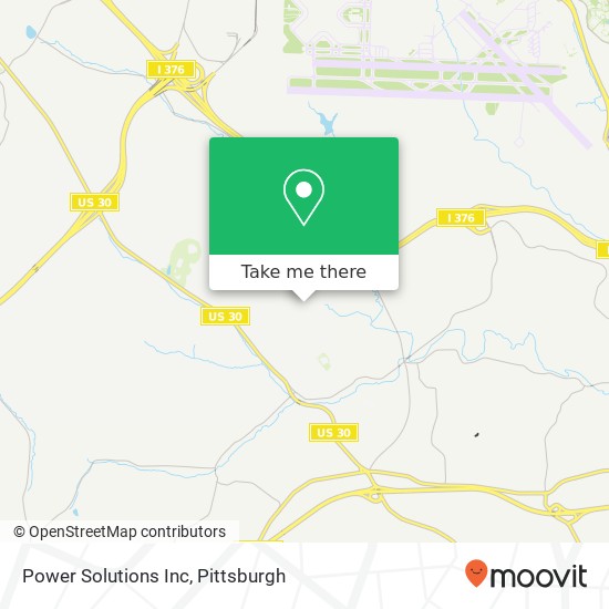 Power Solutions Inc map