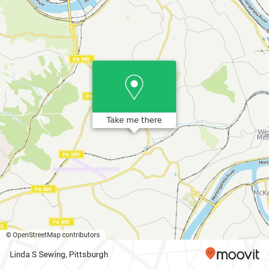 Linda S Sewing map