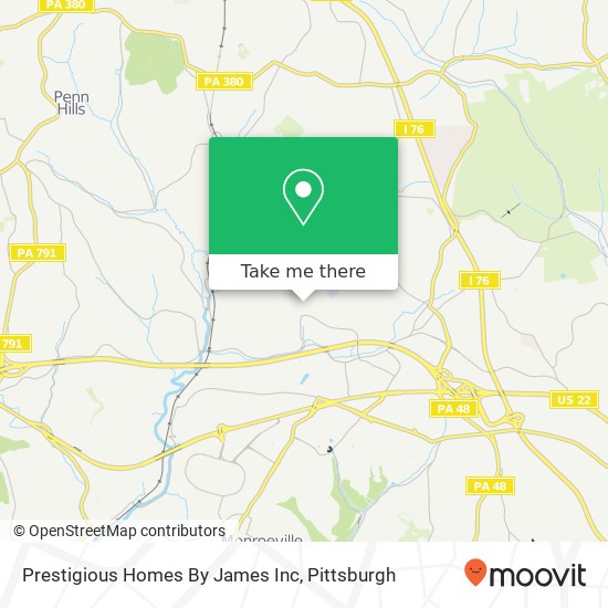 Mapa de Prestigious Homes By James Inc