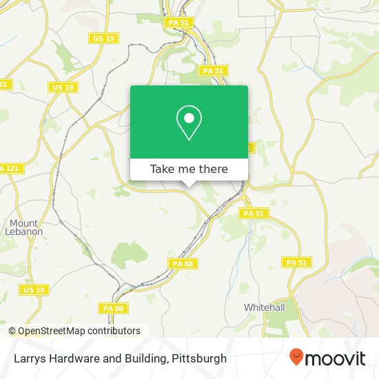 Mapa de Larrys Hardware and Building