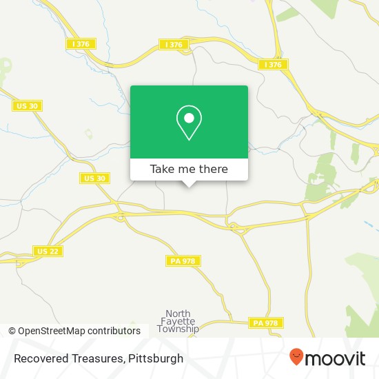 Recovered Treasures map