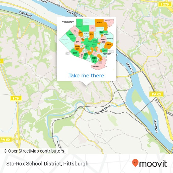 Sto-Rox School District map