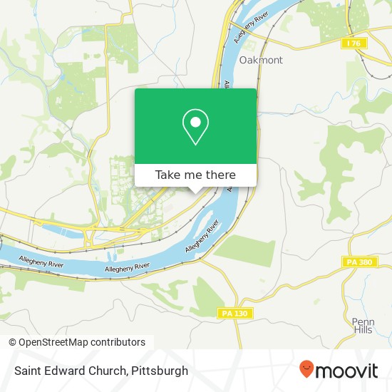 Mapa de Saint Edward Church