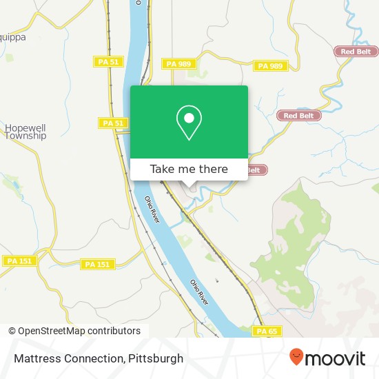 Mattress Connection map