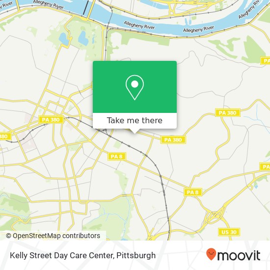 Mapa de Kelly Street Day Care Center