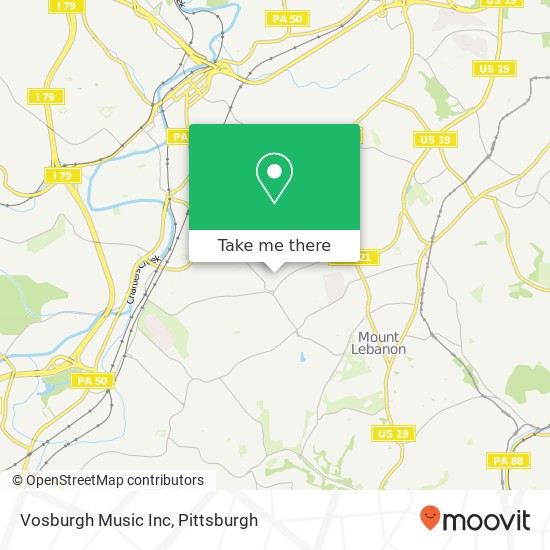 Vosburgh Music Inc map