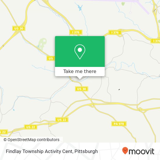 Mapa de Findlay Township Activity Cent