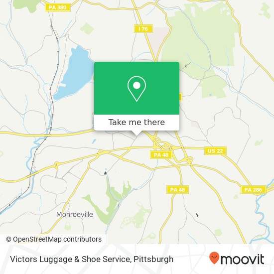 Mapa de Victors Luggage & Shoe Service