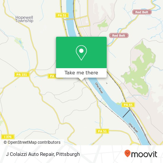 J Colaizzi Auto Repair map