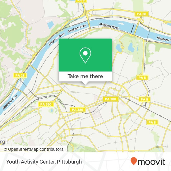 Mapa de Youth Activity Center